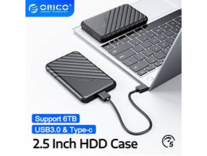 ORICO 2.5 inch harde schijf behuizing, 2.5 inch HDD behuizing, USB Type-C SATA 5Gbps voor SSD HDD 9.5/7mm externe harde schijf behuizing voor pc