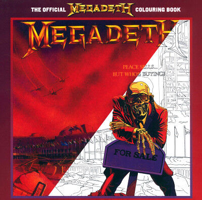 Rock n Roll Colouring Megadeth Colouring Book