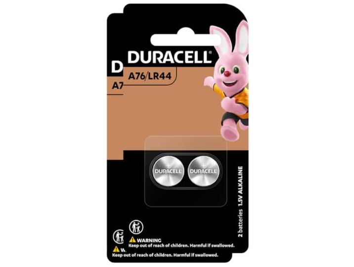 Duracell Eletronis LR44, 2 Stuk