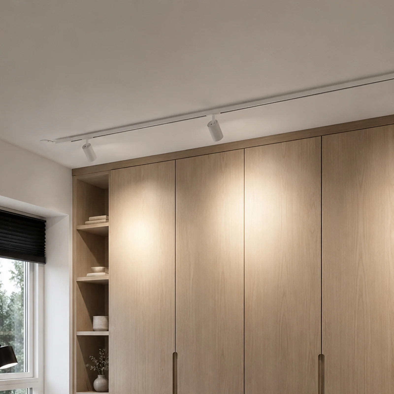 Designline Tube railspot Antidark wit GU10 metaal voor de woonkamer
