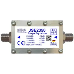 Jultec Leitungsentzerrer JSE2350f.Breitband-SAT-ZF 1Signalpfad m (SAT Kabel), Antennenkabel