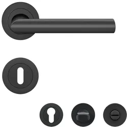 Karcher ER37 Verona Türdrücker-Rosetten-Garnitur Kosmos schwarz