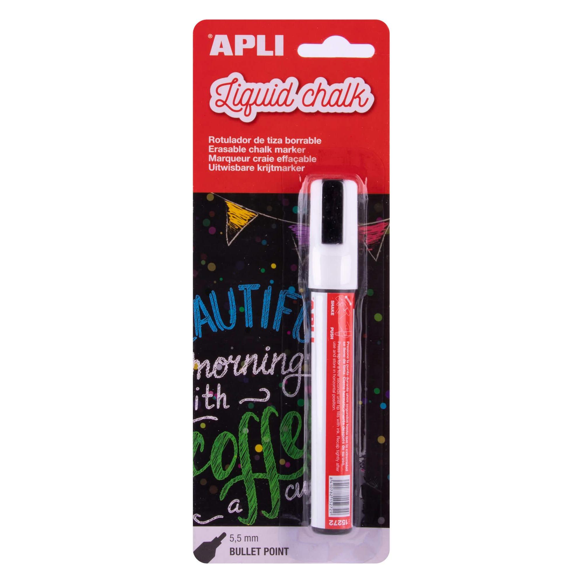 Apli LIQUID CHALK BULLET POINT 5,5 MM weiss (13954)