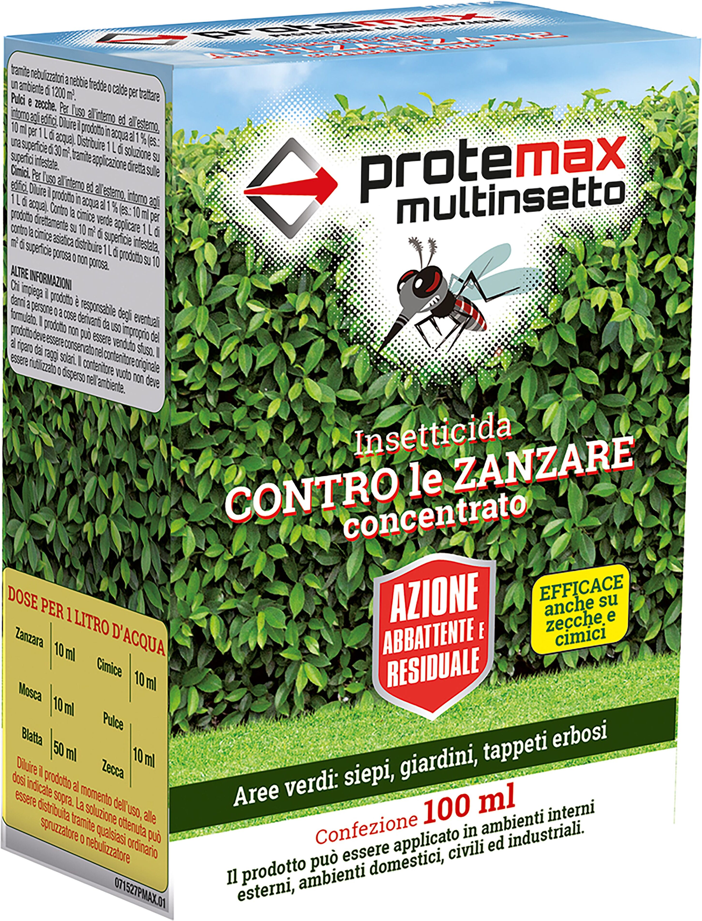 Tecnomat INSETTICIDA CONCENTRATO PER ZANZARE DA DILUIRE IN ACQUA 100 ml SUPERFICI 150 m²