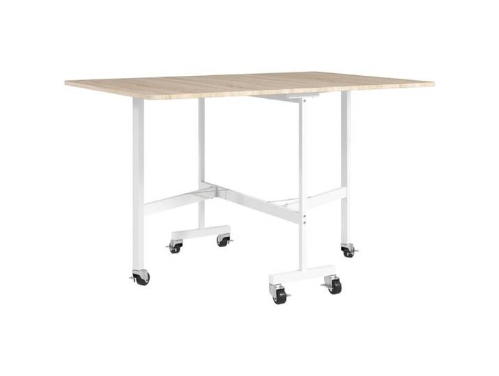 Table à manger pliable - Extensible pour 6 personnes - Design minimaliste - Cadre en acier robuste