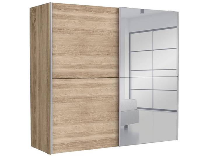 Schwebetürenschrank GENEVE sonoma 2 Türen