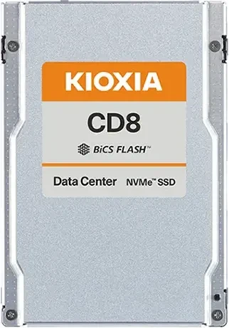 Kioxia KCD8 series - SSD - 7680 GB - U.2 PCIe 4.0 x4 (NVMe)