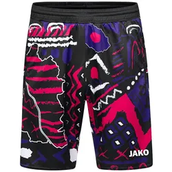 JAKO Manchester 2.0 Malle Shorts 656 - weiß/pink/lila/schwarz M