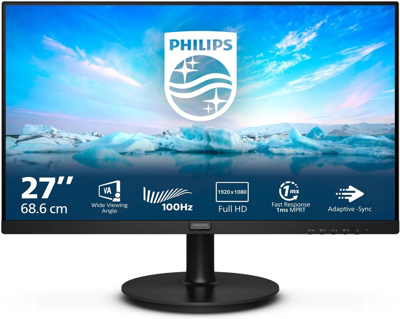 Philips V-Line 271V8LAB 27 Zoll Full HD VA Panel 16:9 100 Hz Monitor