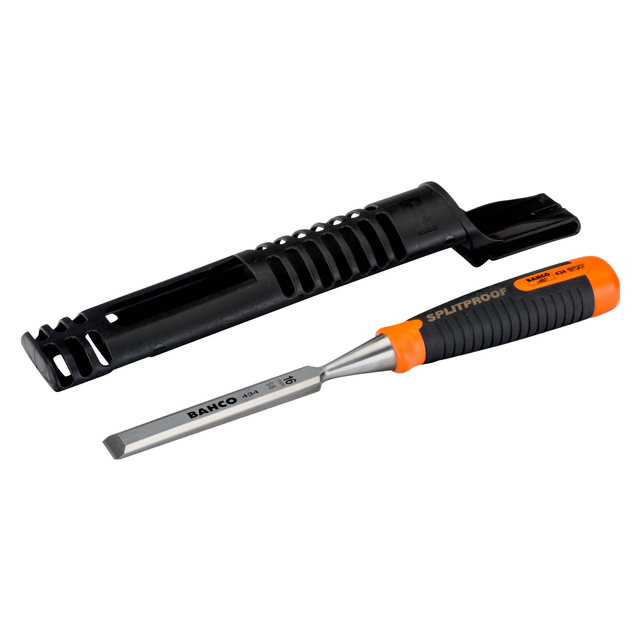 Bahco ERGO schlagfeste Stechbeitel für Holzbearbeitung, 16 mm (434-16)