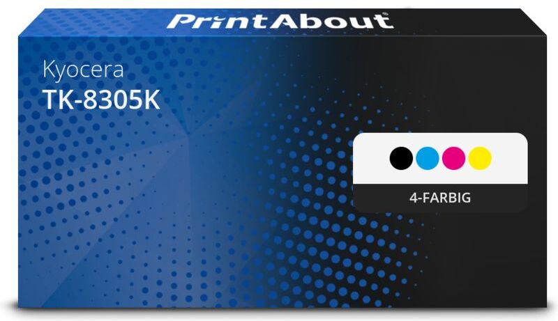 PrintAbout Toner kompatibel mit Kyocera TK-8305K - 4-farbig - Multipack