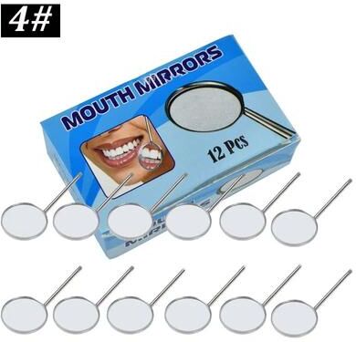Inspire Essentials Stainless Steel Dental Mouth Mirror Set For Professional Oral Examination 4