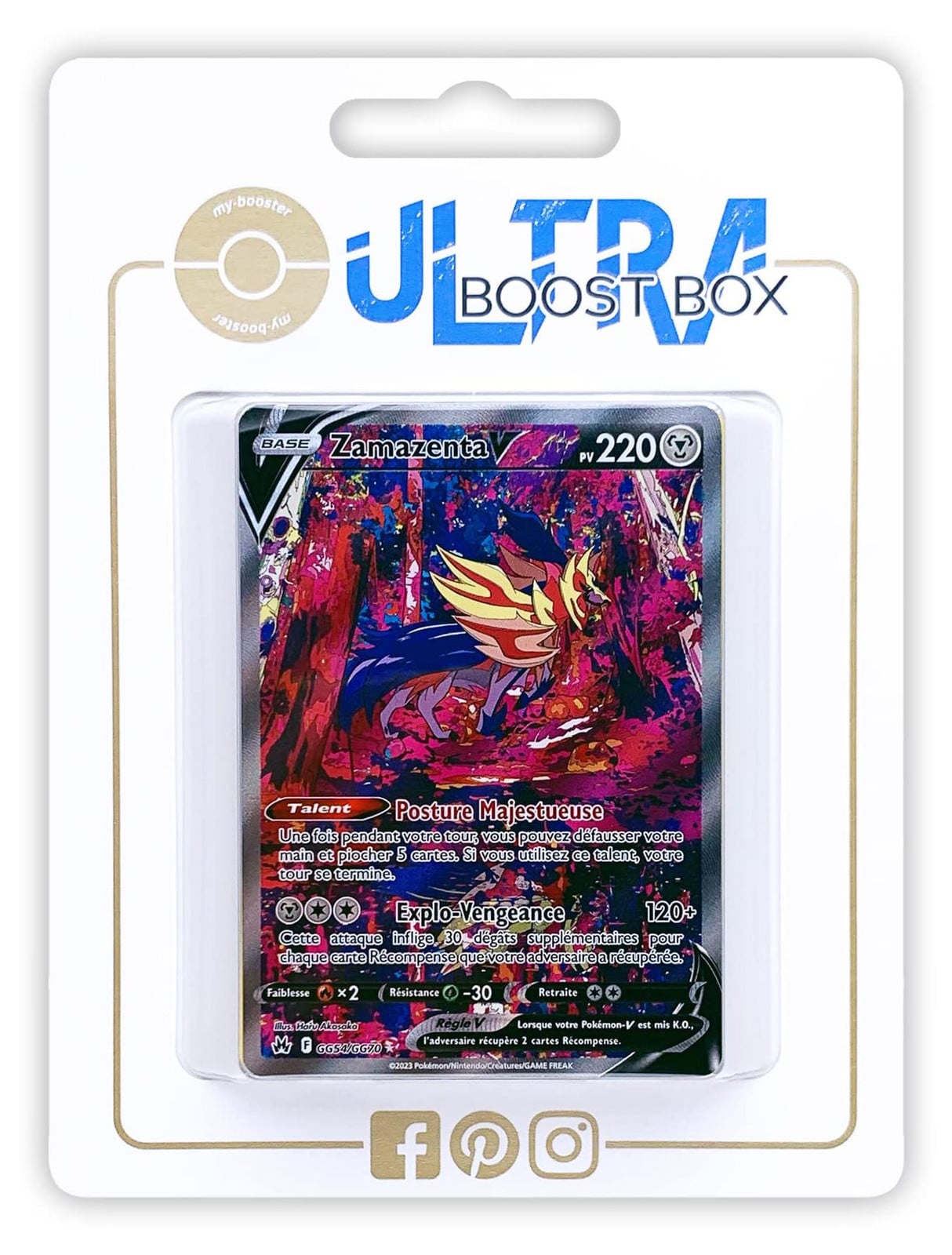Pokémon Crown Zenith Ultraboost-box met 10 kaarten - Frans