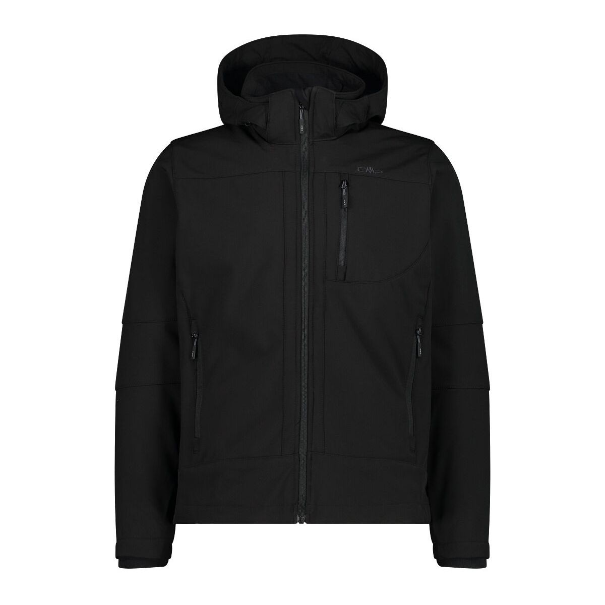 CMP MAN Jacket DET. Hood nero (U901) 54 3A01787N-U901-54