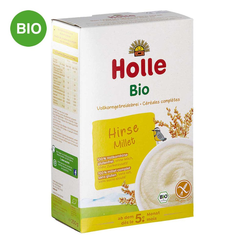 Holle baby food AG Holle Bio Babybrei Hirse 02907827