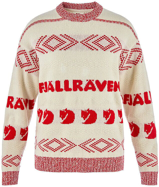 FJÄLLRÄVEN Unisex Strickpullover Jacquard Wool beige   M W