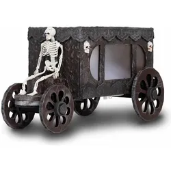 My Other Me Halloween-Dekoration Totenkopf Kutsche 18 x 31 x 18 cm