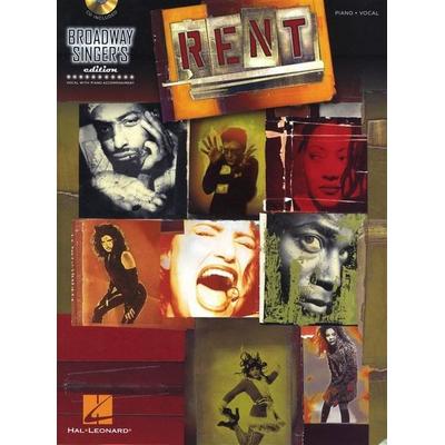 Rent - Broadway Singer's Edition Vocal Piano Songbook with Online Audio Jonathan Larson Original Keys Piano Accompaniments for Singers, Auditions,