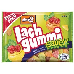Nimm2 Fruchtgummi »Lachgummi sauer« 376 g