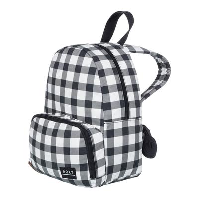 Tagesrucksack ROXY "Always Core Canvas", Damen, grau (anthrazit check me out big yw), Baumwolle, Rucksäcke