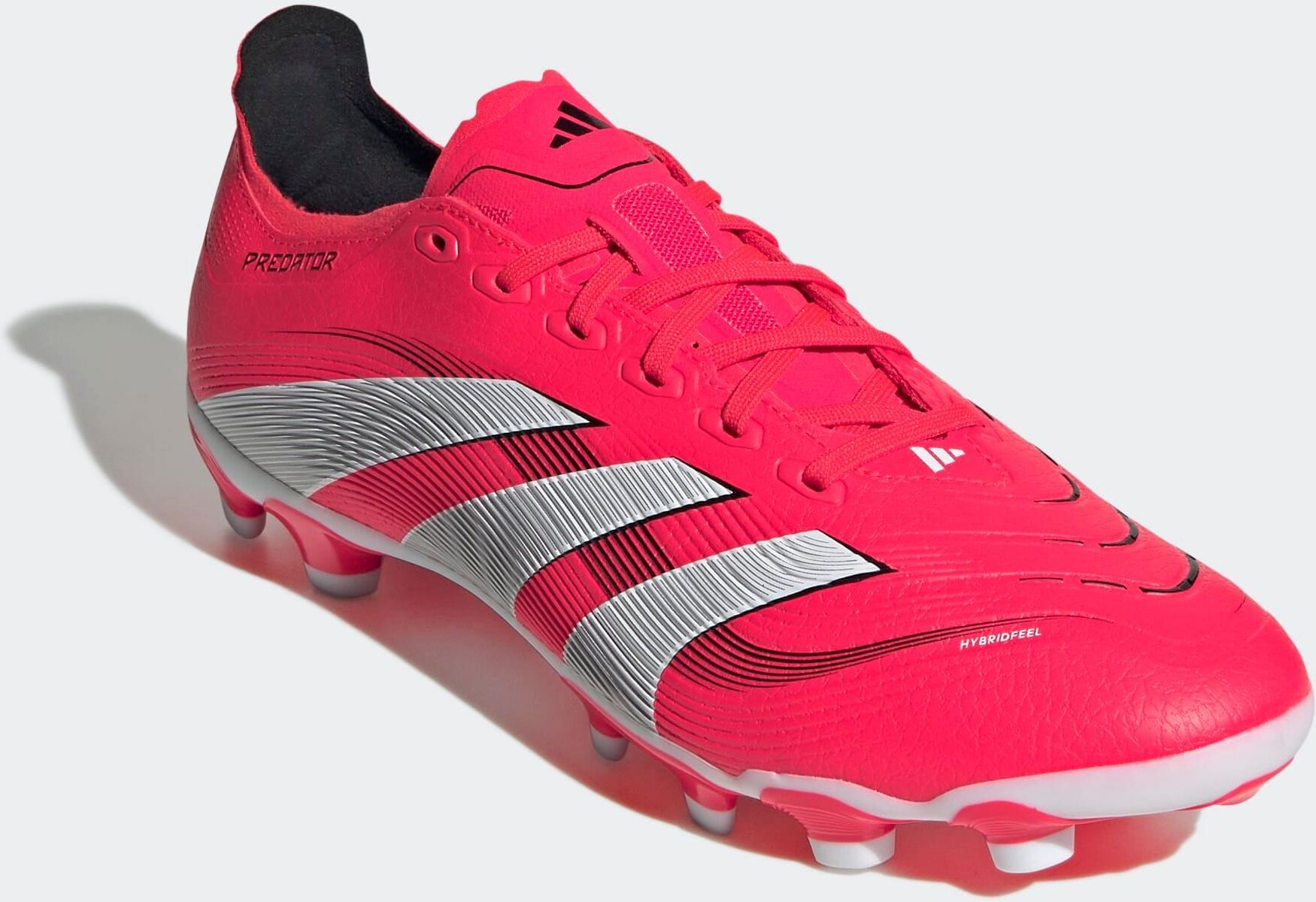 Fußballschuh ADIDAS PERFORMANCE "PREDATOR LEAGUE MG", Damen, Gr. 44, rot (lucid rot, cloud weiß, core schwarz), Synthetik, Schuhe Fußballschuh, für Rasen- und Kunstrasenplätze