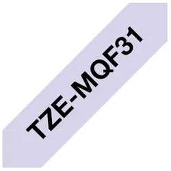 Brother TZE-MQF31 Etiketten erstellendes Band Schwarz