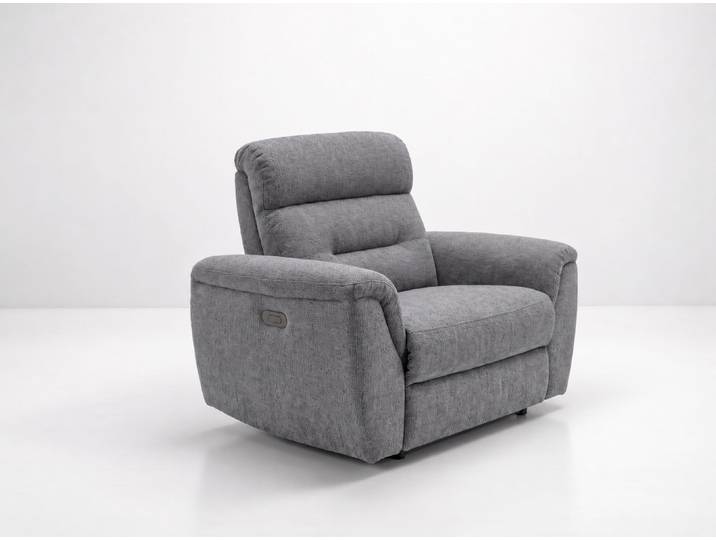 Relaxsessel PISA Polyester seidengrau