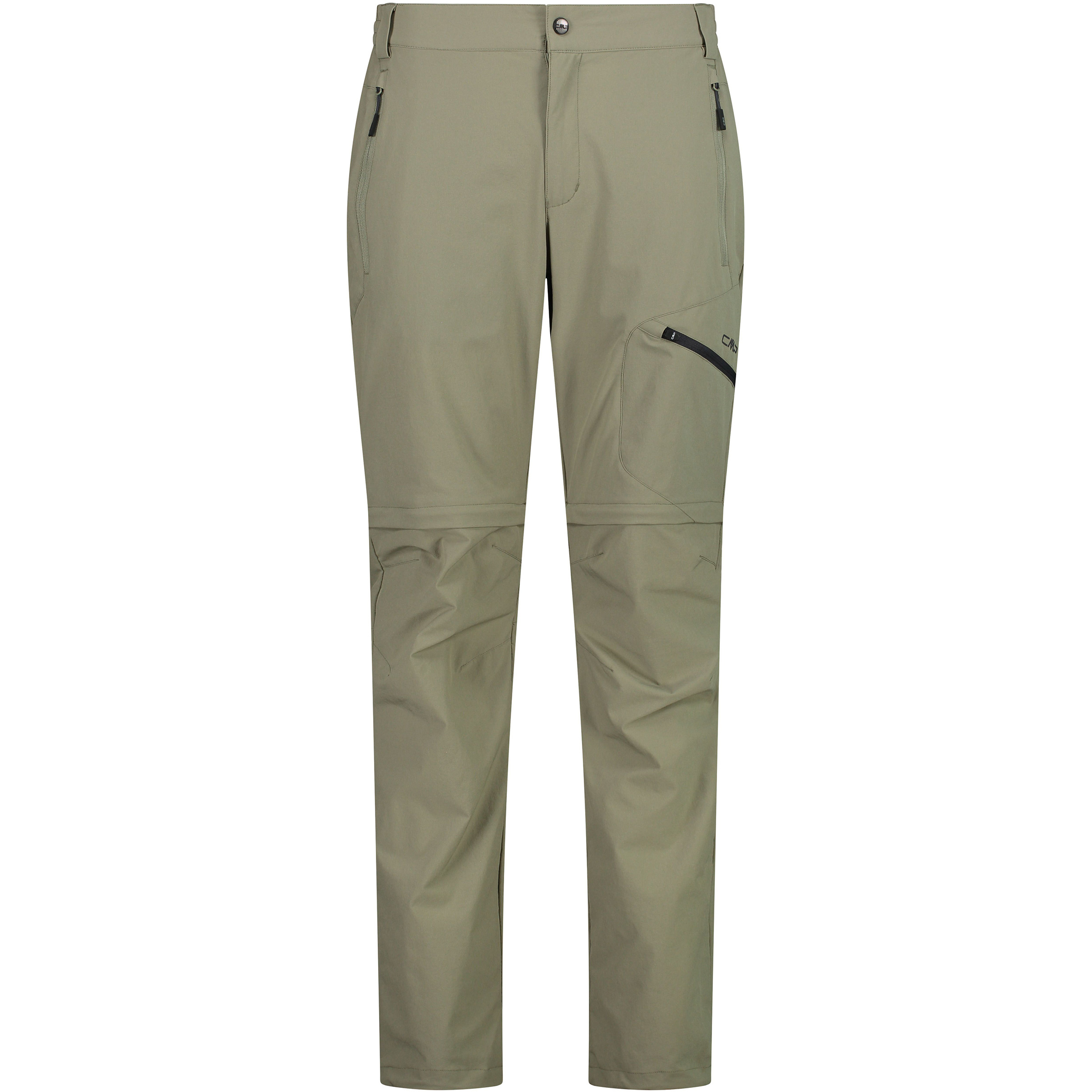 CMP Zip Off Hose Herren Zip-Hosen beige Größe XL Camping Elastisch