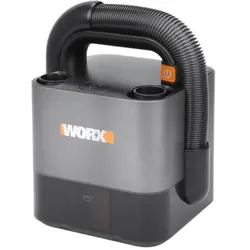 Worx WX030 Cube Vac, Staubsauger, Schwarz