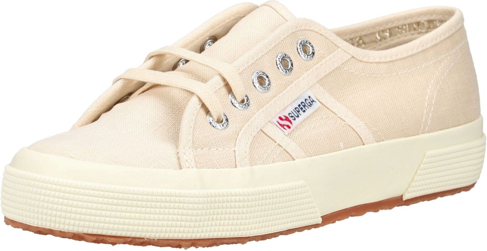 Sneaker SUPERGA "Superga Sneaker Textil", Damen, Gr. 37, Textil, beige, Schuhe Sneaker