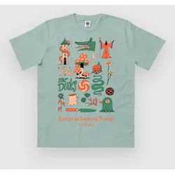 The Dudes European Fantasy Design Classic T-Shirt aloe Gr. M