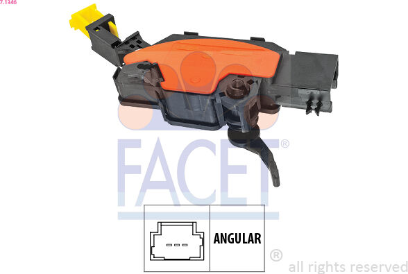 Facet Pedalwegsensor, Kupplungspedal 7.1346 Für Fiat
