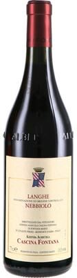 """Cascina Fontana""" """Cascina Fontana Langhe Nebbiolo 2023 Red Wine - Italy"""