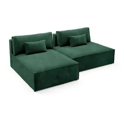 ECKSOFA Georgia Tannengrün