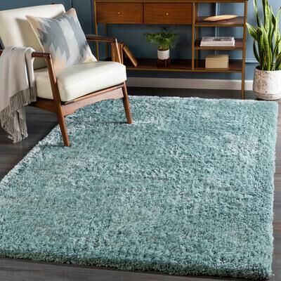 Livabliss Surya Taro Hand-woven Super Soft Shag Area Rug