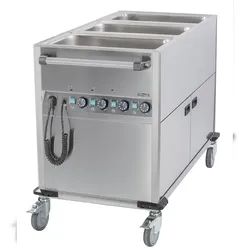 Speisen-Ausgabewagen, 3 x GN 1/1 quer mit beheiztem Unterbau CCBM3CV Casselin