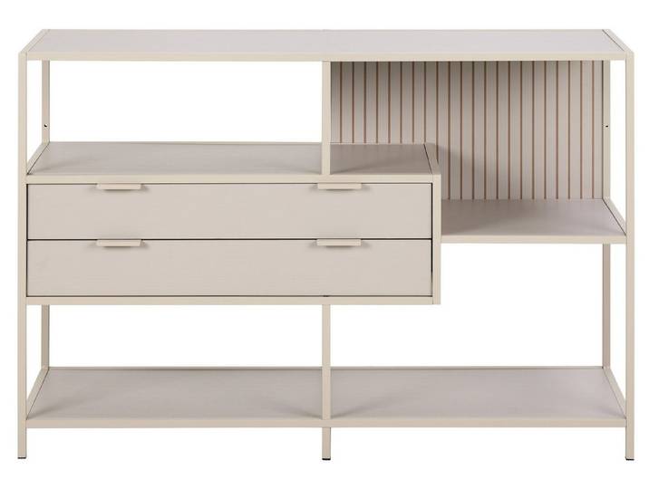 freiraum Standregal Seaford, 2 Schübe, in grau - 114x78x35 (BxHxT)