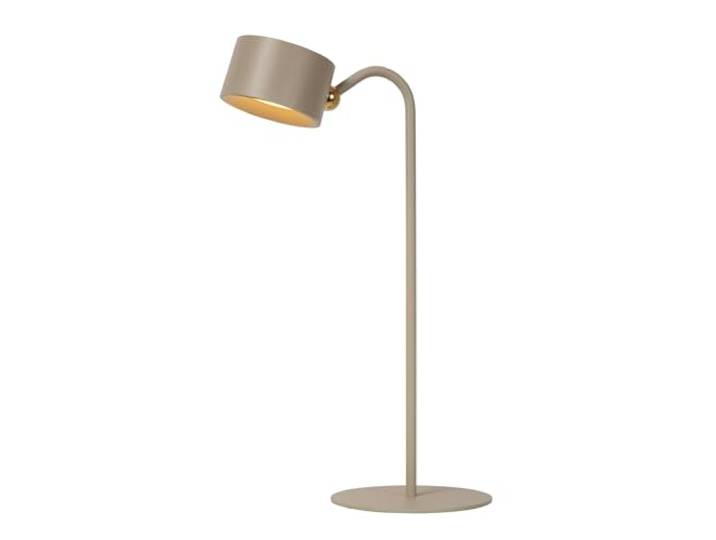LUCIDE JOLAN - wiederaufladbare Schreibtischlampe - Akku/Batterie - LED Dim to warm - 1x3,5W 2700K/5700K - Taupe