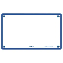 Oxford Karteikarten Flash DIN A7 blanko blau