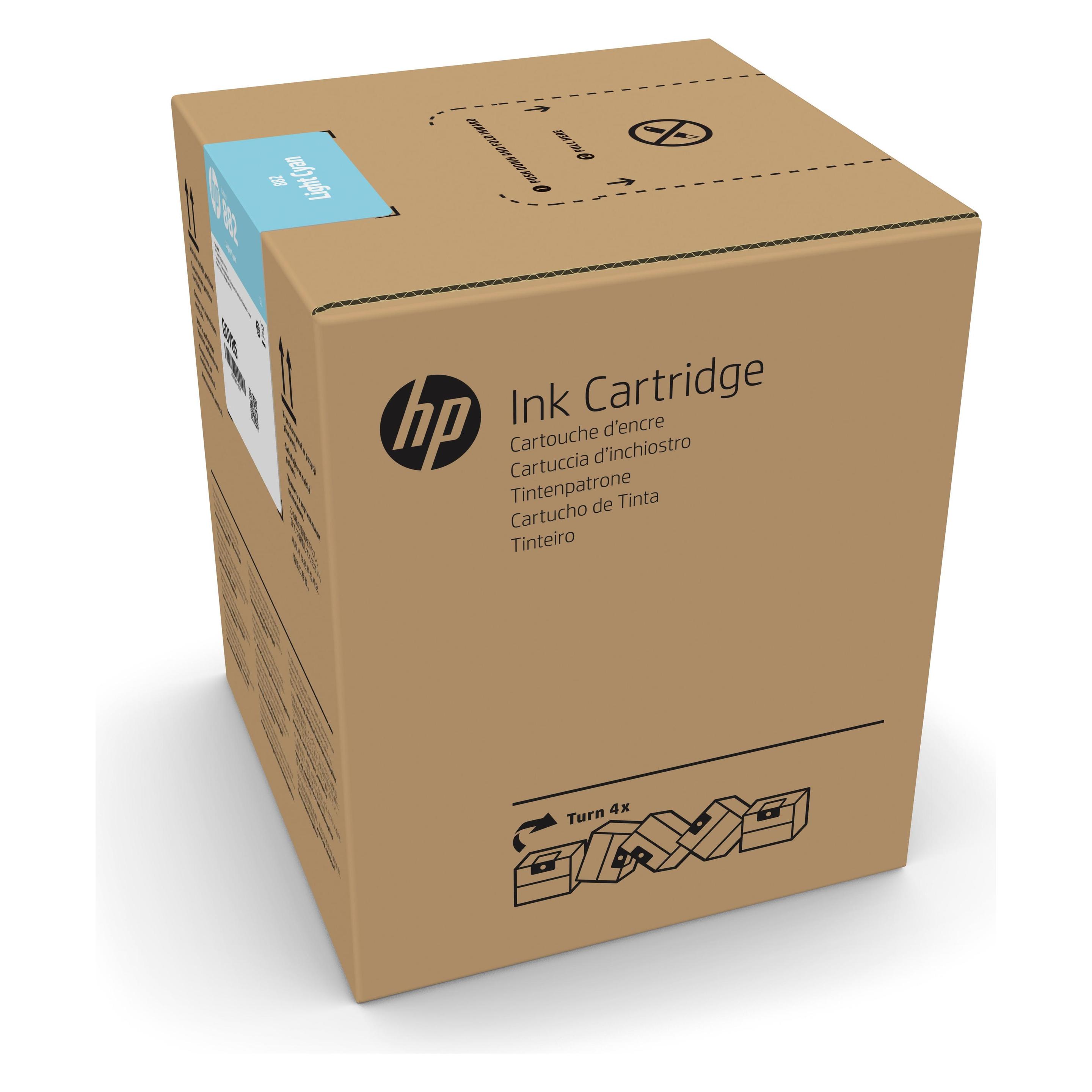 HP 882 - 5 L - hell Cyan - Original - Tintenpatrone (C) (G0Z14A)