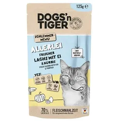 Dogs'n Tiger Dose 125g Katzennassfutter 6 x 125 Gramm Allerlei