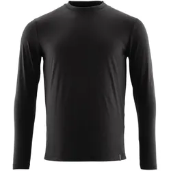 MASCOT Herren Langarmshirt Vollschwarz M - 20181-959-90-MONE - Vollschwarz