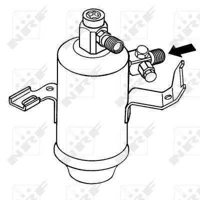 NRF Trockner, Klimaanlage EASY FIT 33026 für Mercedes