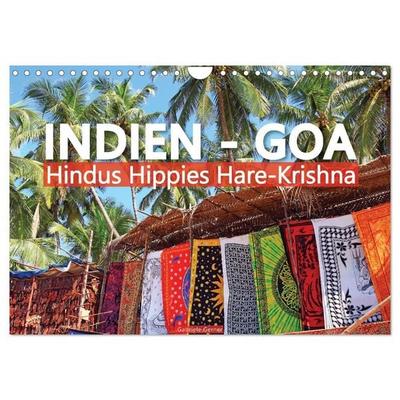 Indien - Goa Hindus Hippies Hare-Krishna (Wandkalender 2027 DIN A4 quer), CALVENDO Monatskalender