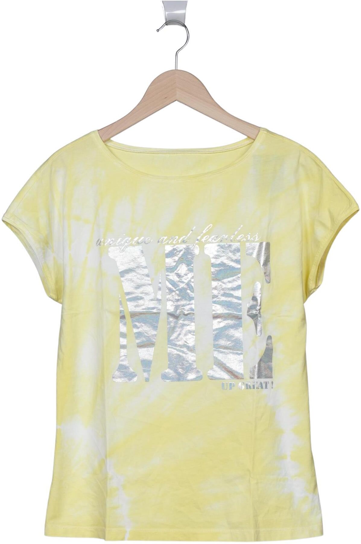 Cartoon Damen T-Shirt, Mehrfarbig, Gr. M, Baumwolle - Second Hand
