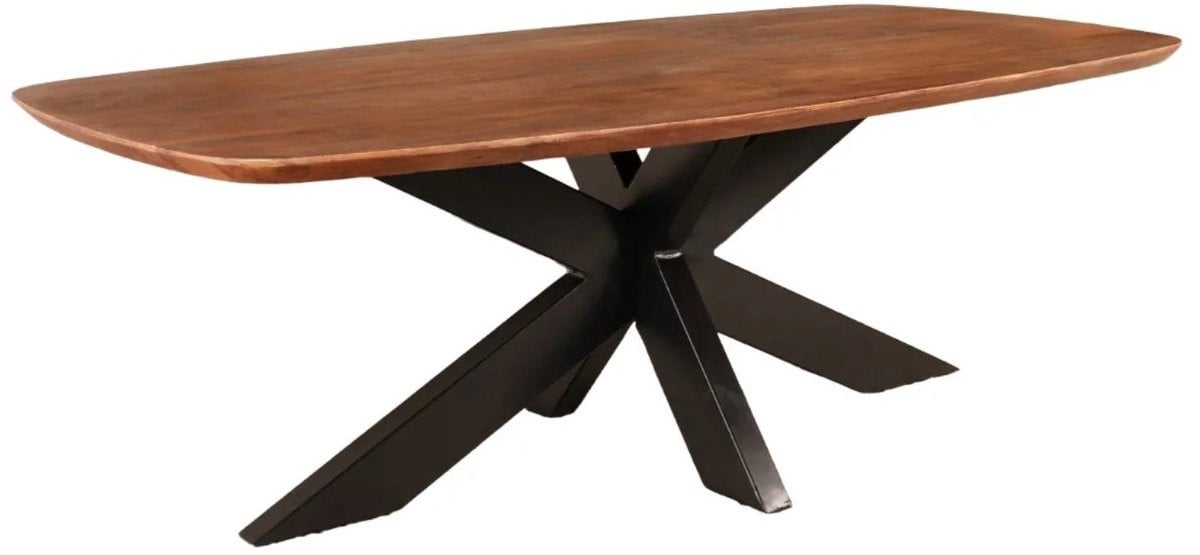Livy Salontafel Deens Ovaal - Bruin Mangohout - 130 cm