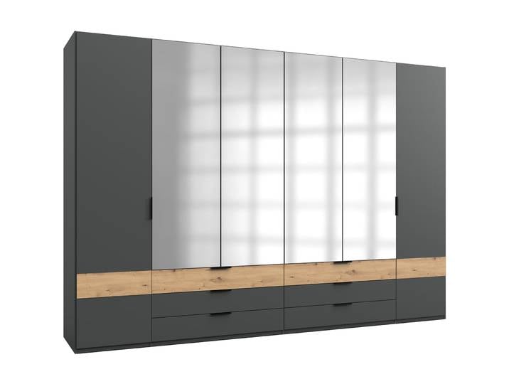 Schrank Shane Eiche/graphit Holzwerkstoff B 270 cm