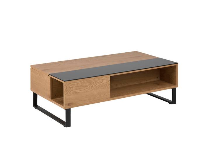 ebuy24 Couchtisch mit Hebe/Senkefunktion, Eiche Wotan, 110x35x60 cm, Wohnzimmer, Wohnzimmertische, Couchtische
