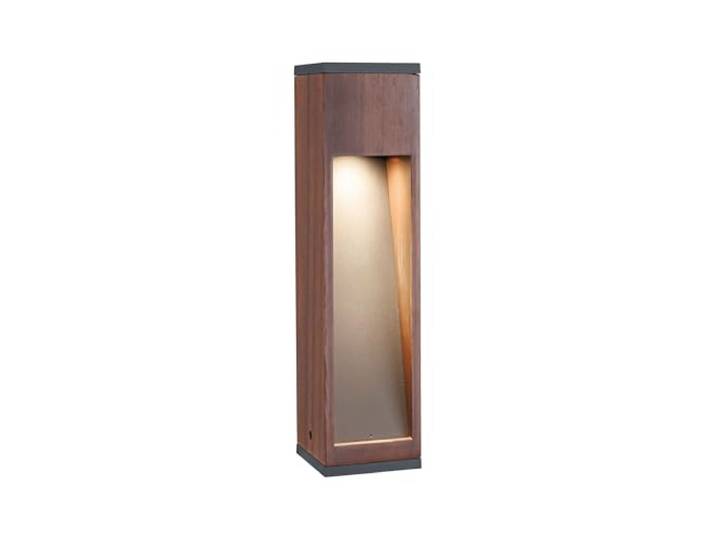 Paulmann 94677 luminaire d'extérieur LED borne lumineuse Trabia IP44 400 mm carré incl. 1x3\,5W Outdoor Bois 3000K GU10