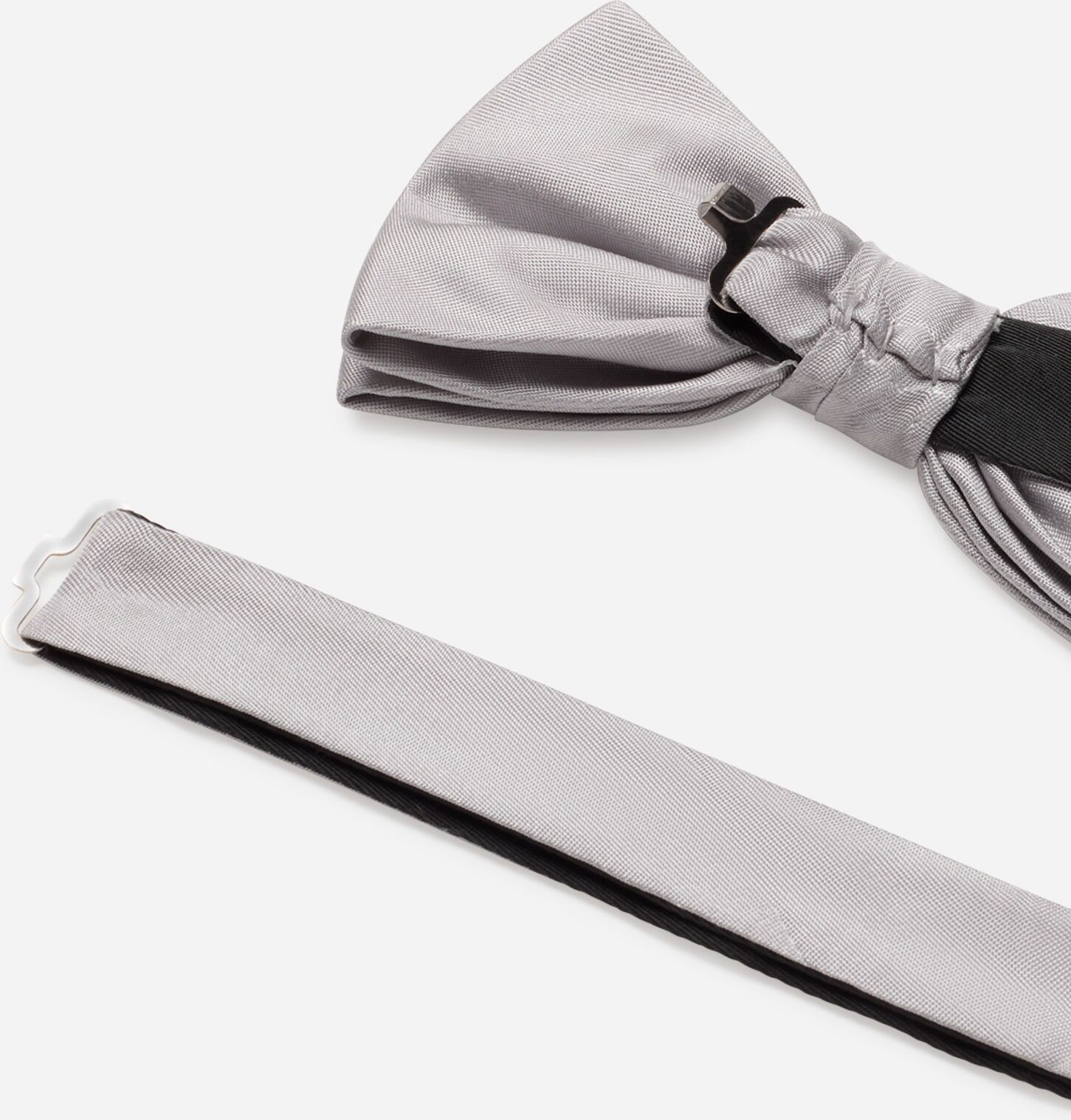 Fliege MONTI "FREDERICO", Herren, silber, Seide, Fliegen Fliege, aus reiner Seide – edler Look & festliche Eleganz silber Einheitsgröße